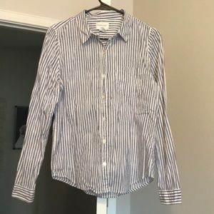 Forever 21 Striped Button-down